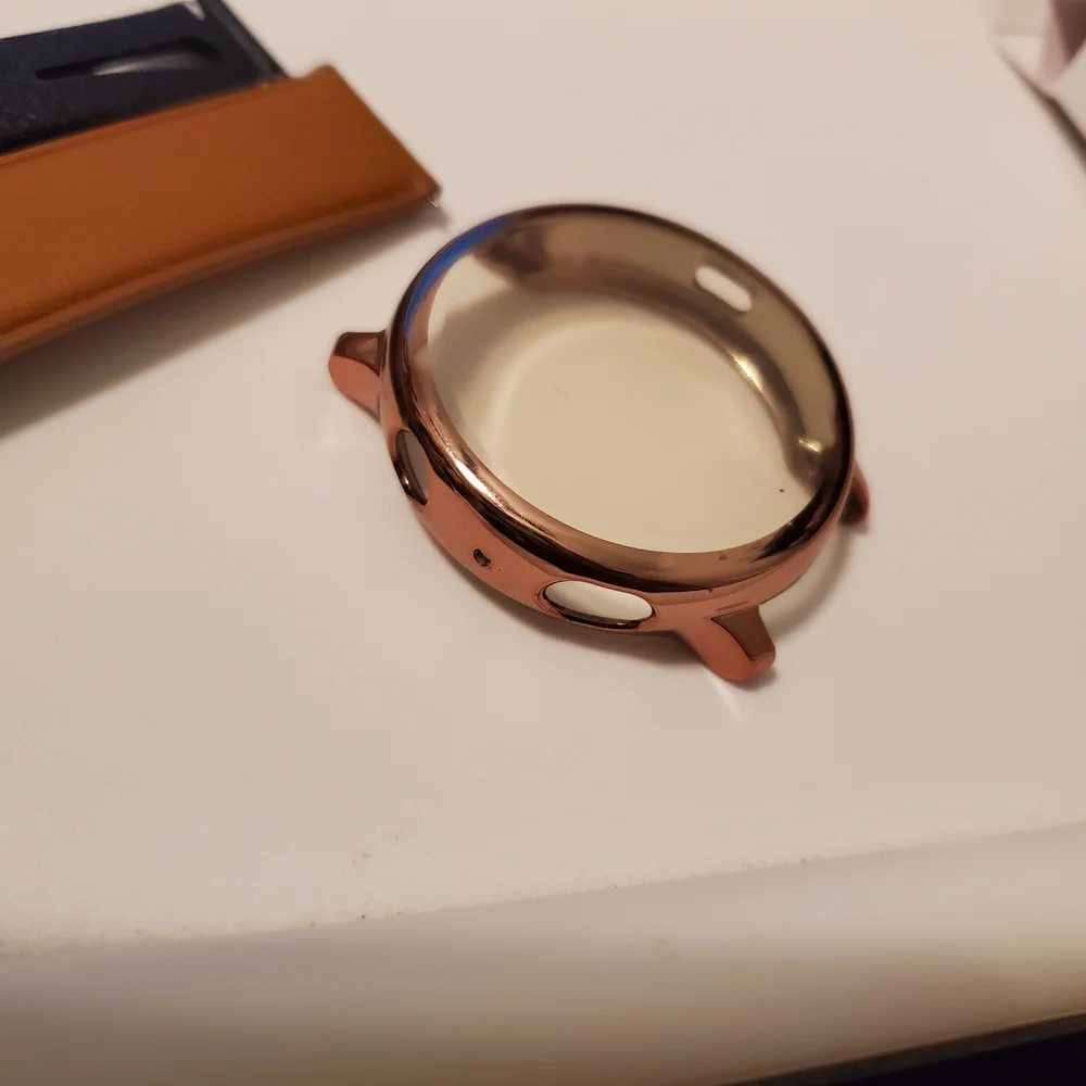 Samsung Galaxy Smart Watch Active 2 Black and Rose Gold Like New + Accessories